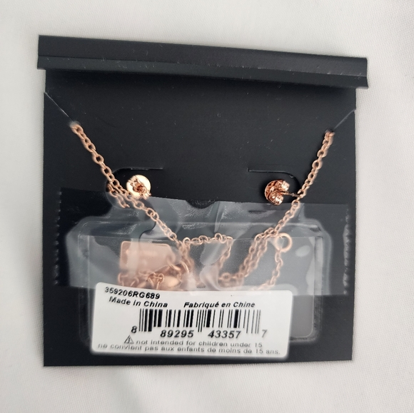 New Authentic Coach Open Circle Necklace and earring set. $30 - Picture 3 of 3
